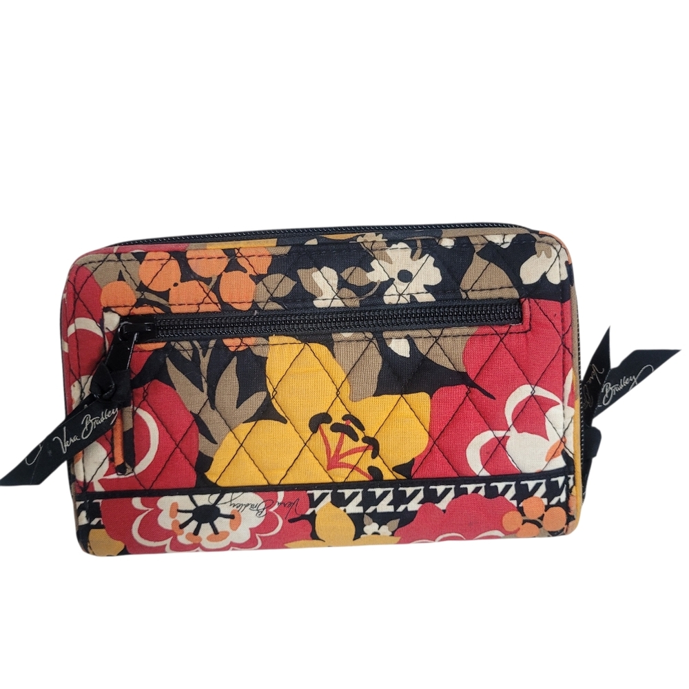 Vera Bradley Floral Patterned Wallet with Turn Lock - Picture 2 of 6